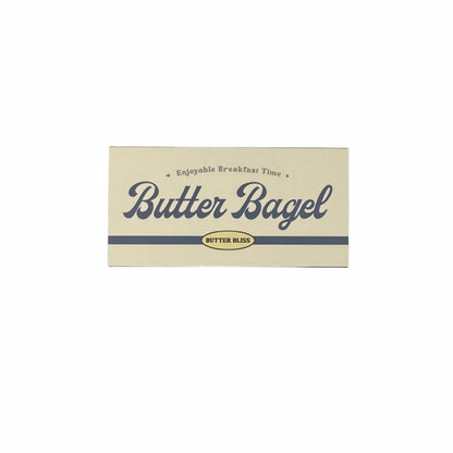 Bagel Baking Gourmet Aesthetic Header Cards - 5 PCS