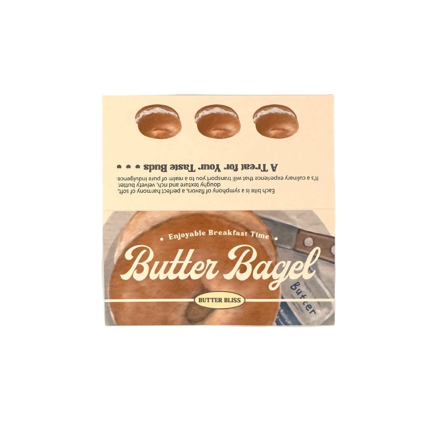 Bagel Baking Gourmet Aesthetic Header Cards - 5 PCS