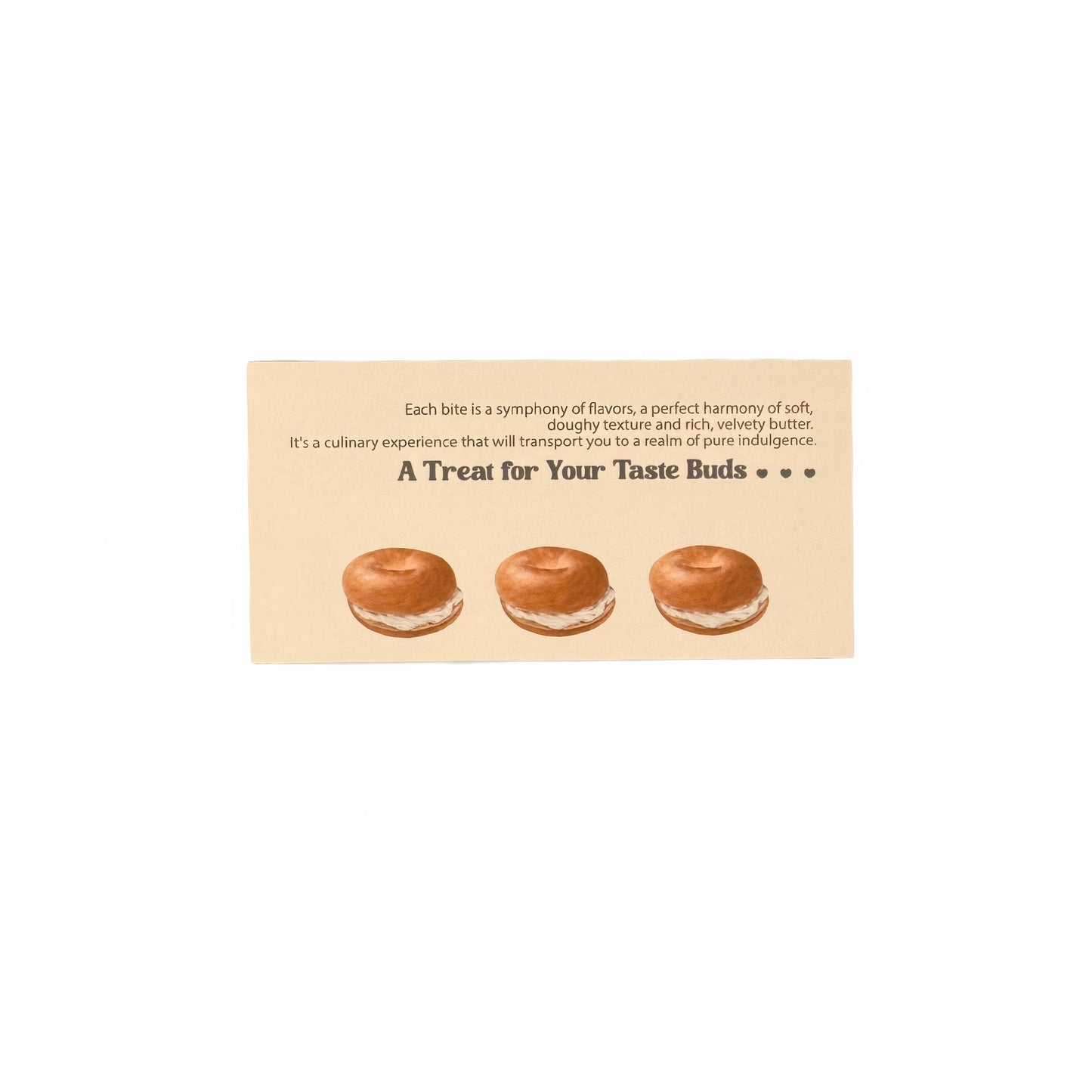 Bagel Baking Gourmet Aesthetic Header Cards - 5 PCS