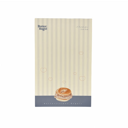 Bagel Baking Gourmet Aesthetic Decorative Matte Backcards - 5 PCS