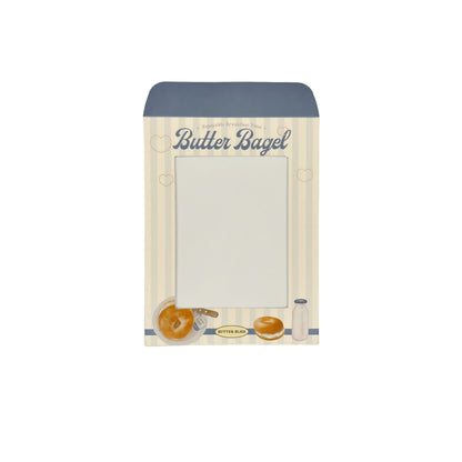 Bagel Baking Gourmet Aesthetic Window Envelopes - 5 PCS