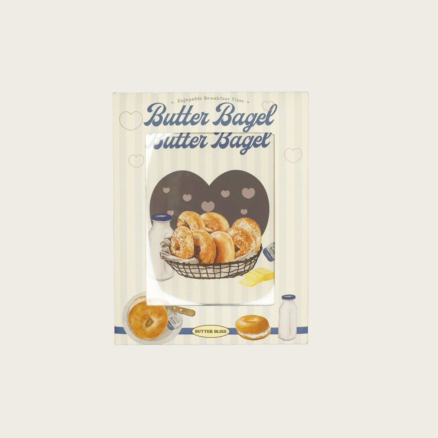 Bagel Baking Gourmet Aesthetic Window Envelopes - 5 PCS