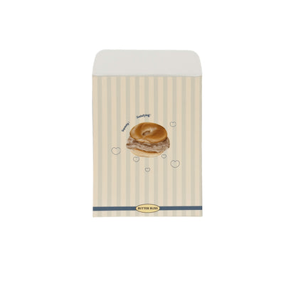 Bagel Baking Gourmet Aesthetic Window Envelopes - 5 PCS