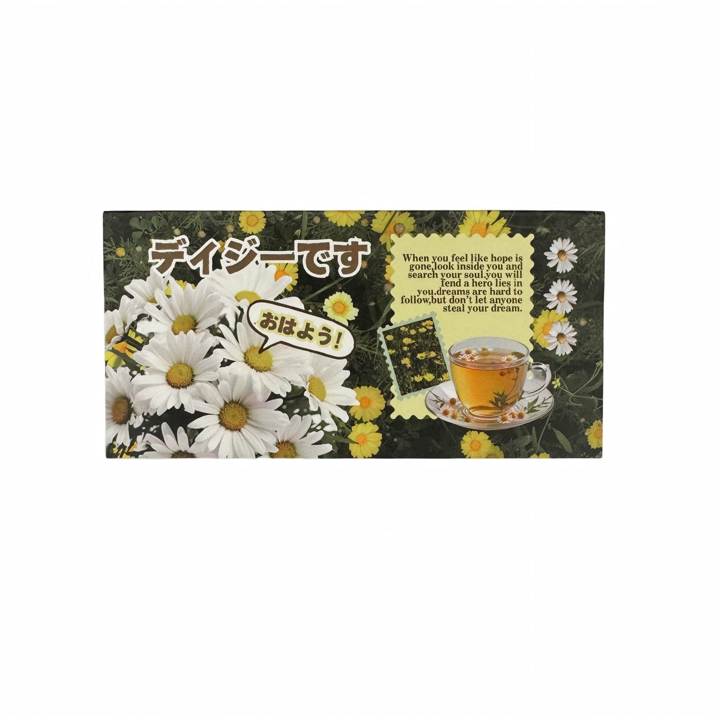 Daisy Floral Aesthetic Die-Cut Header Cards - 5 PCS