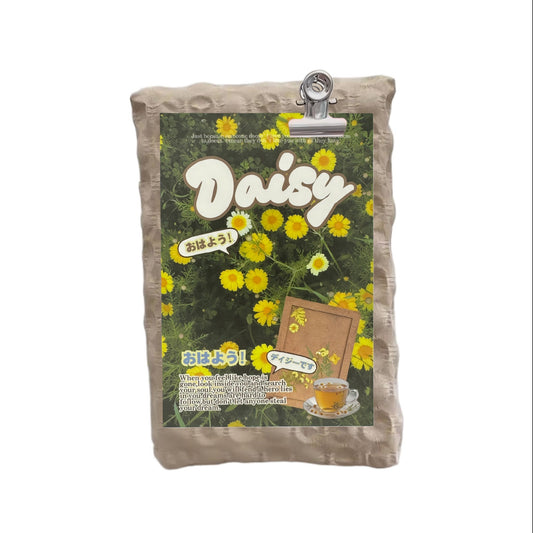 Daisy Premium Floral Aesthetic Decorative Matte Backcards - 5 PCS