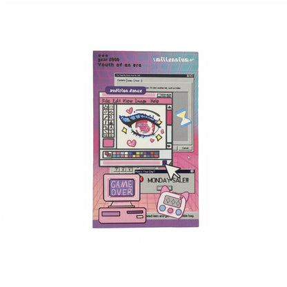 Y2K Sweetheart  Premium Retro Millennium Aesthetic Matte Seal Stickers - 5 PCS
