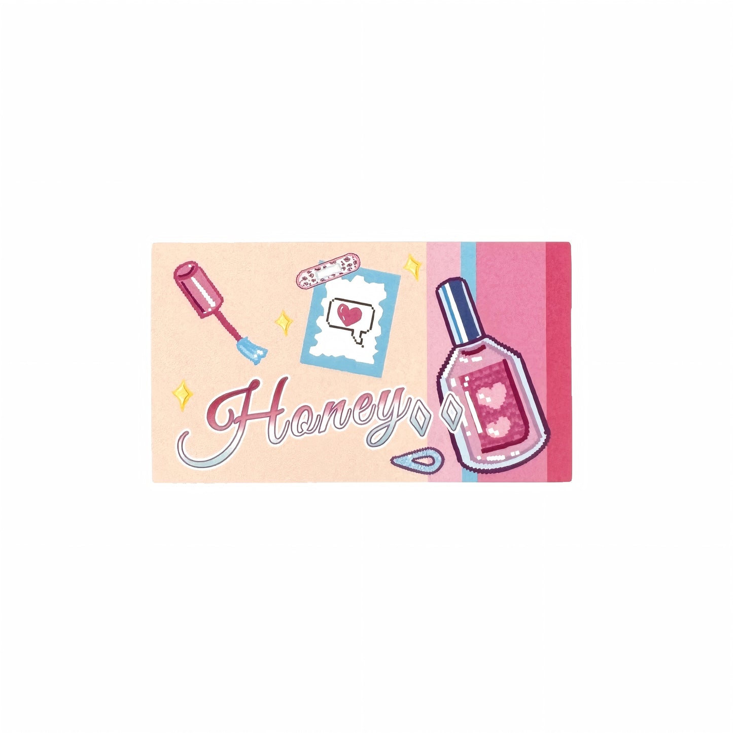 Y2K Sweetheart  30Pcs Retro Millennium Aesthetic Die-Cut Stickers Set Ephemera Pack - 30 PCS