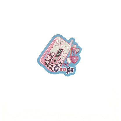 Y2K Sweetheart  30Pcs Retro Millennium Aesthetic Die-Cut Stickers Set Ephemera Pack - 30 PCS