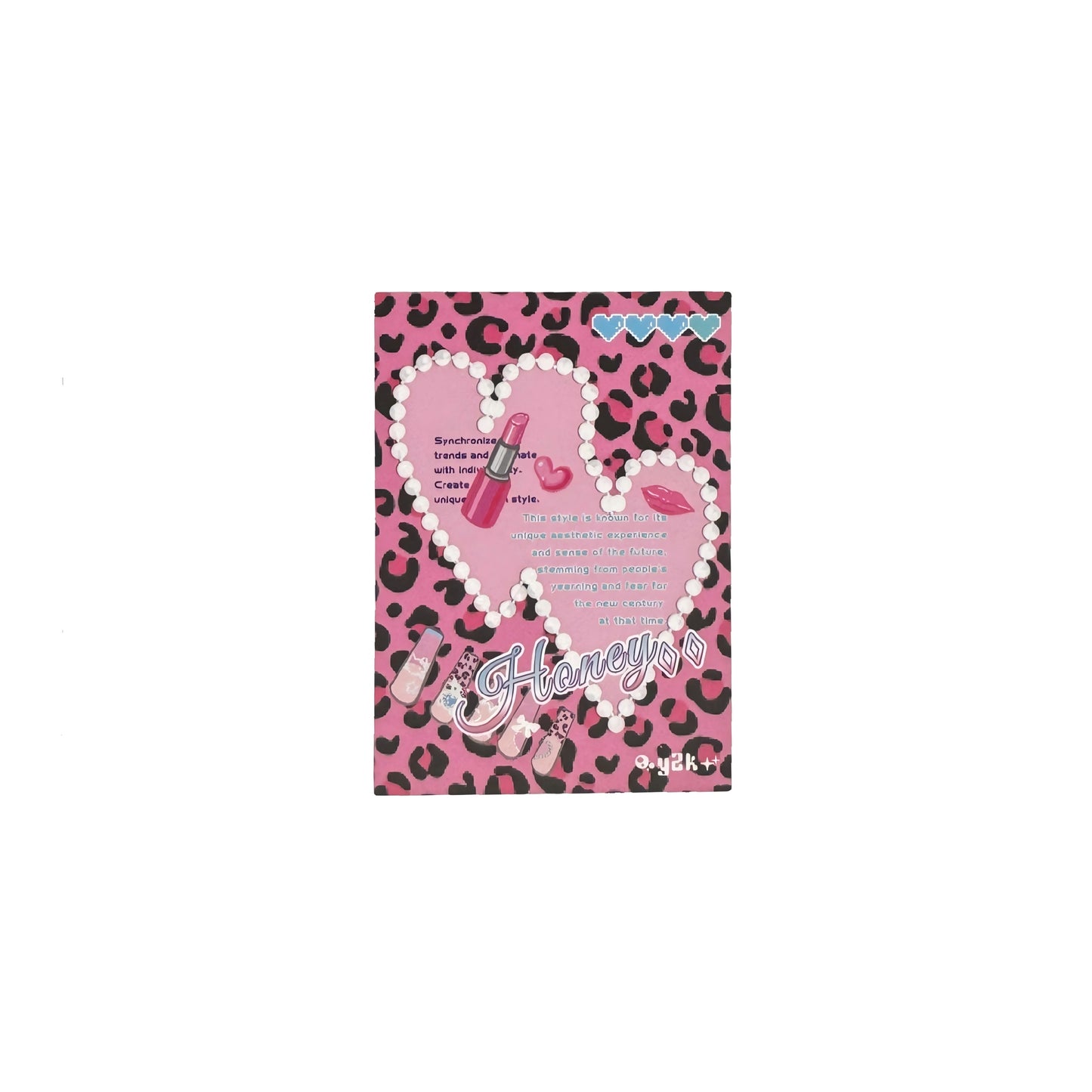 Y2K Sweetheart  30Pcs Retro Millennium Aesthetic Die-Cut Stickers Set Ephemera Pack - 30 PCS