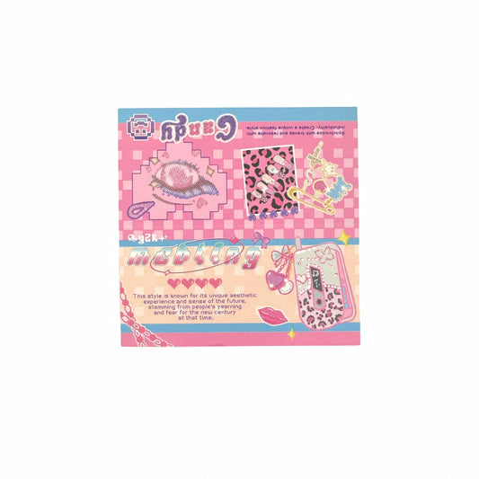 Y2K Sweetheart  Retro Millennium Aesthetic Header Cards - 5 PCS