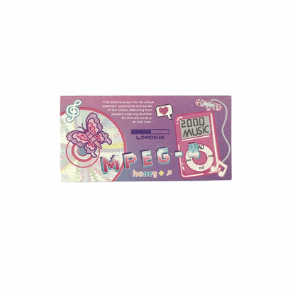 Y2K Sweetheart  Retro Millennium Aesthetic Header Cards - 5 PCS