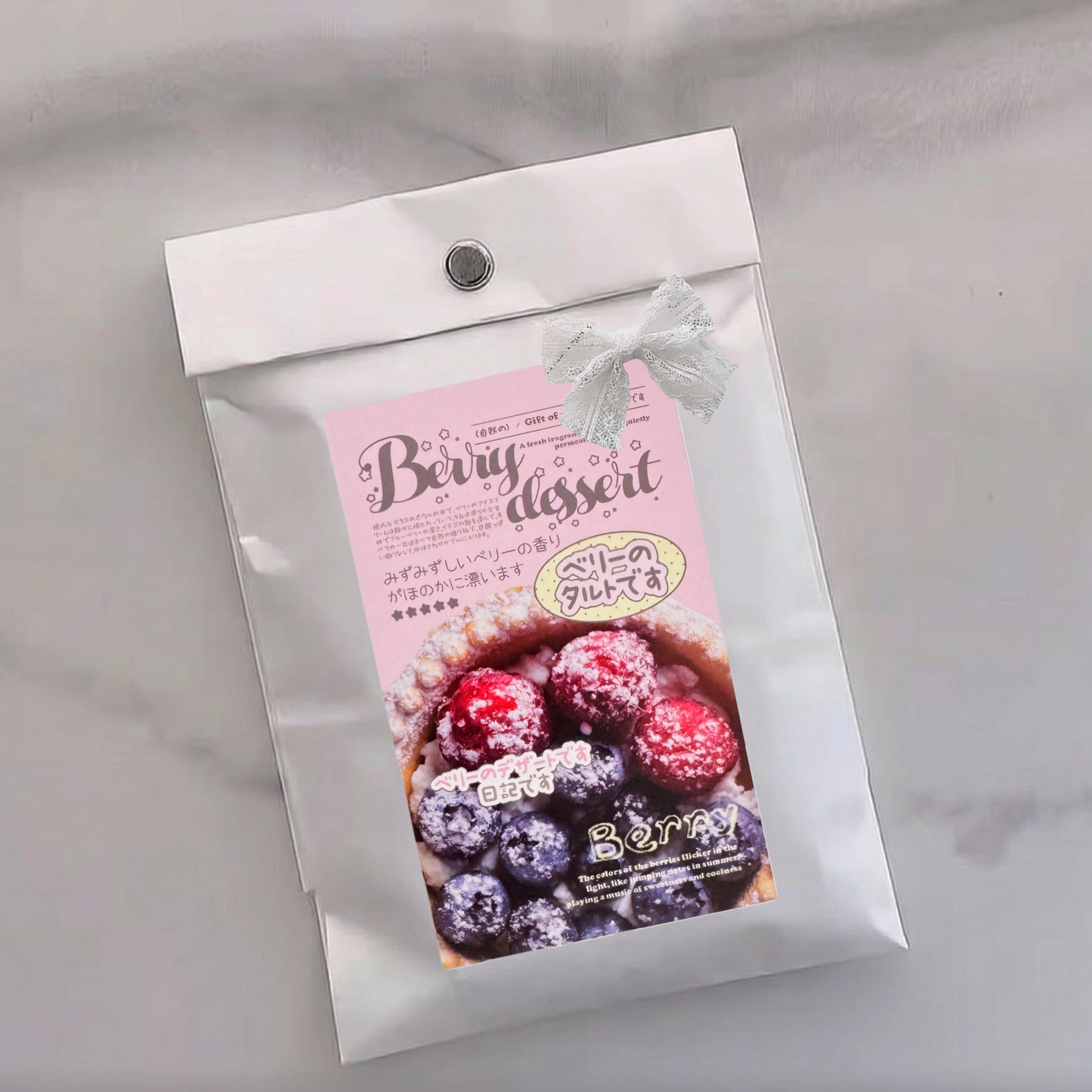 Berry Sweet Premium Gourmet Aesthetic Matte Die-Cut Seal Stickers - 5 PCS