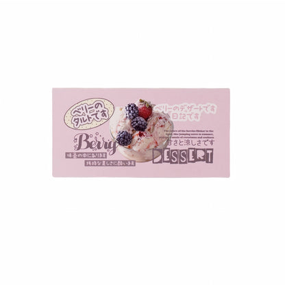 Berry Sweet  Gourmet Aesthetic Header Cards - 5 PCS