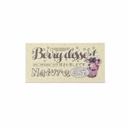 Berry Sweet  Gourmet Aesthetic Header Cards - 5 PCS