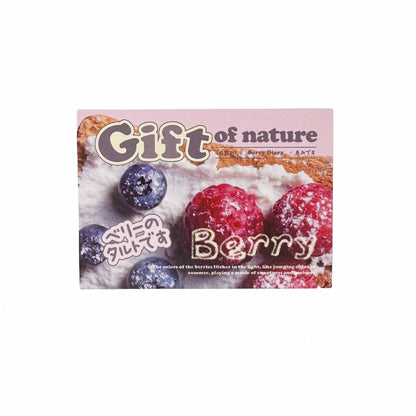 Berry Sweet  21Pcs Gourmet Aesthetic Die-Cut Stickers Set Ephemera Pack - 21 PCS