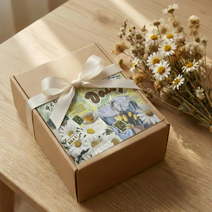 Daisy Floral Aesthetic Multi-Functional Folio Foldable Art Print - 5 PCS