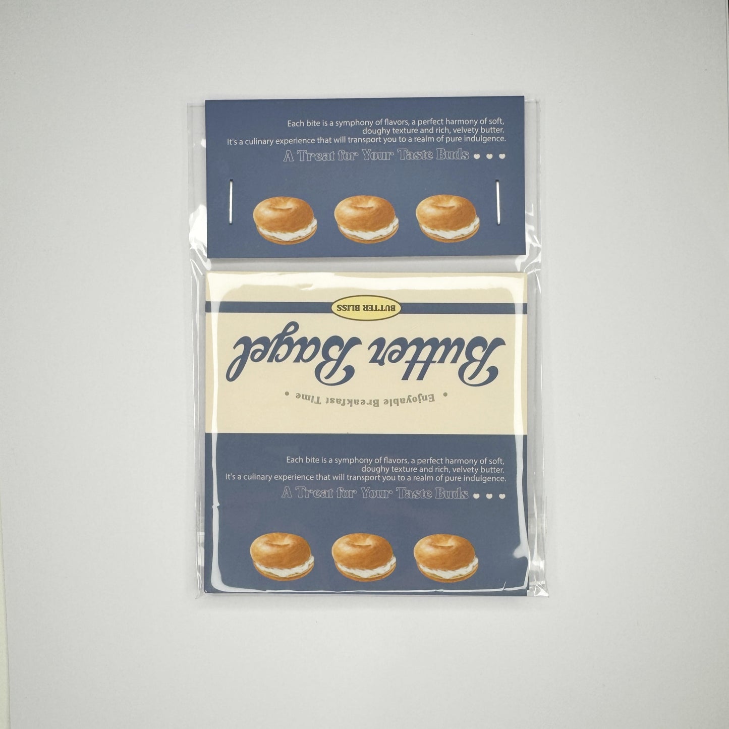 Bagel Baking Gourmet Aesthetic Header Cards - 5 PCS
