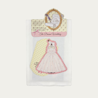The Dream Wedding - Wedding Themed Illustrated Aesthetic Die-Cut Header Cards - 5 PCS