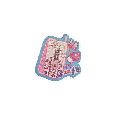 Y2K Sweetheart Retro Millennium Aesthetic Matte Custom Die-Cut Gift Hang Tags & Paper Charms Set - 15 PCS
