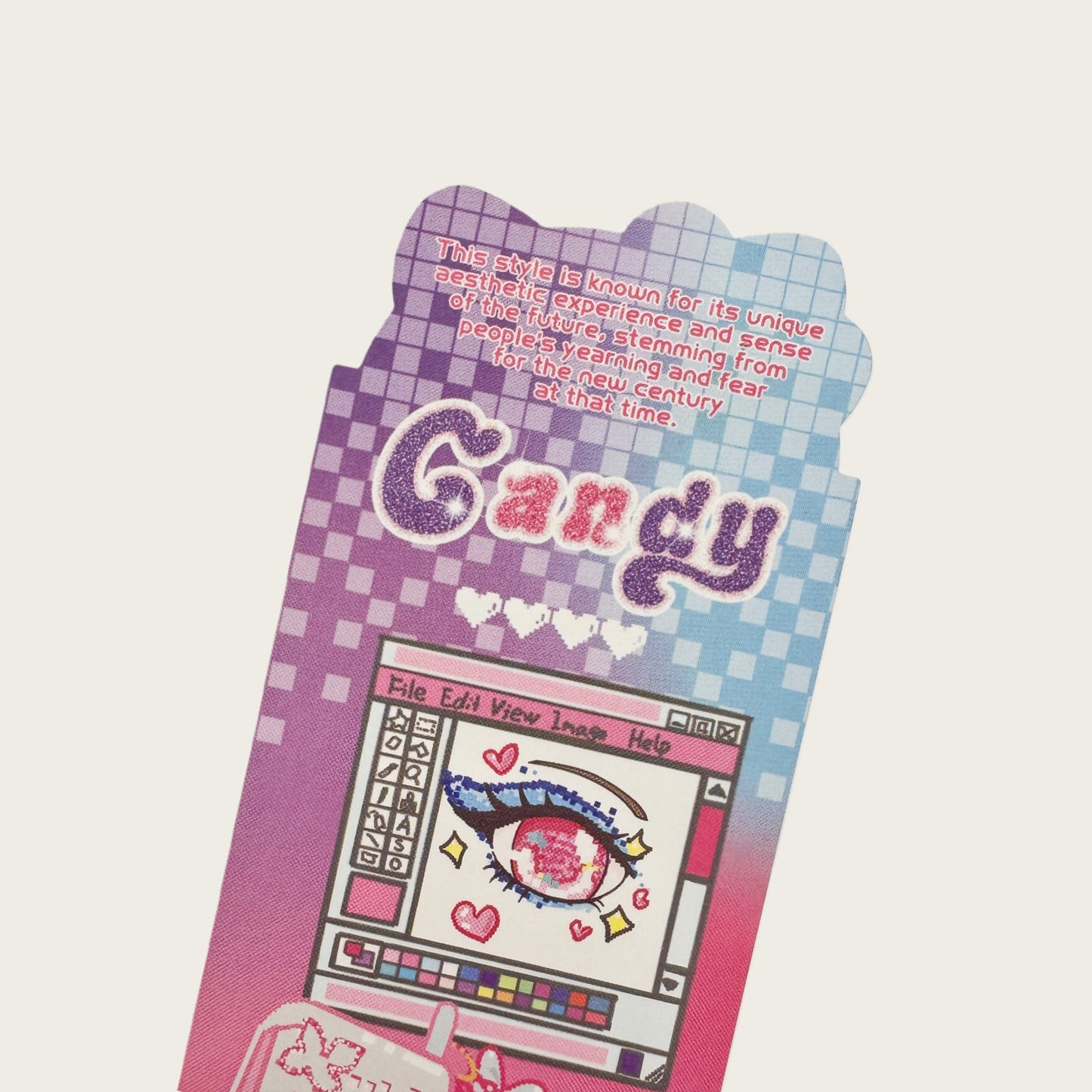 Y2K Sweetheart  Retro Millennium Aesthetic Long Decorative Matte Die-Cut Strip Seal Stickers - 5 PCS
