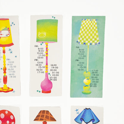 Lamps of Timeline 40PCS Memo Pads Set - 40 PCS