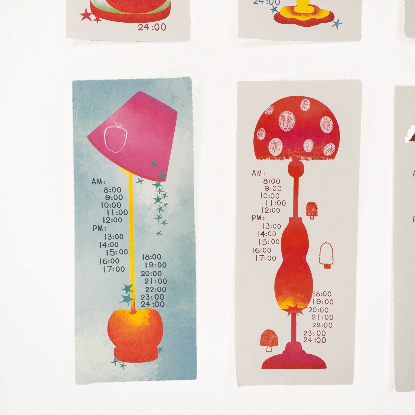 Lamps of Timeline 40PCS Memo Pads Set - 40 PCS