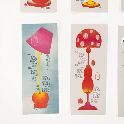 Lamps of Timeline 40PCS Memo Pads Set - 40 PCS