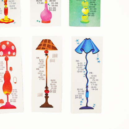 Lamps of Timeline 40PCS Memo Pads Set - 40 PCS