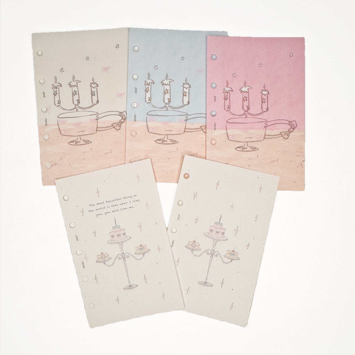 Salt-Style 52PCS M5 Planner/Journals Refill Set - 52 PCS