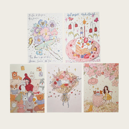 Romantic & Free June - 20PCS Premium Memo Pad Planner/Journals Refill Set - 20PCS