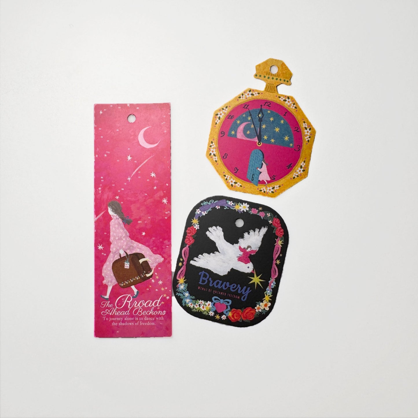 NEW LIFE Premium Matte Custom Die-Cut Gift Hang Tags & Paper Charms Set - 15 PCS