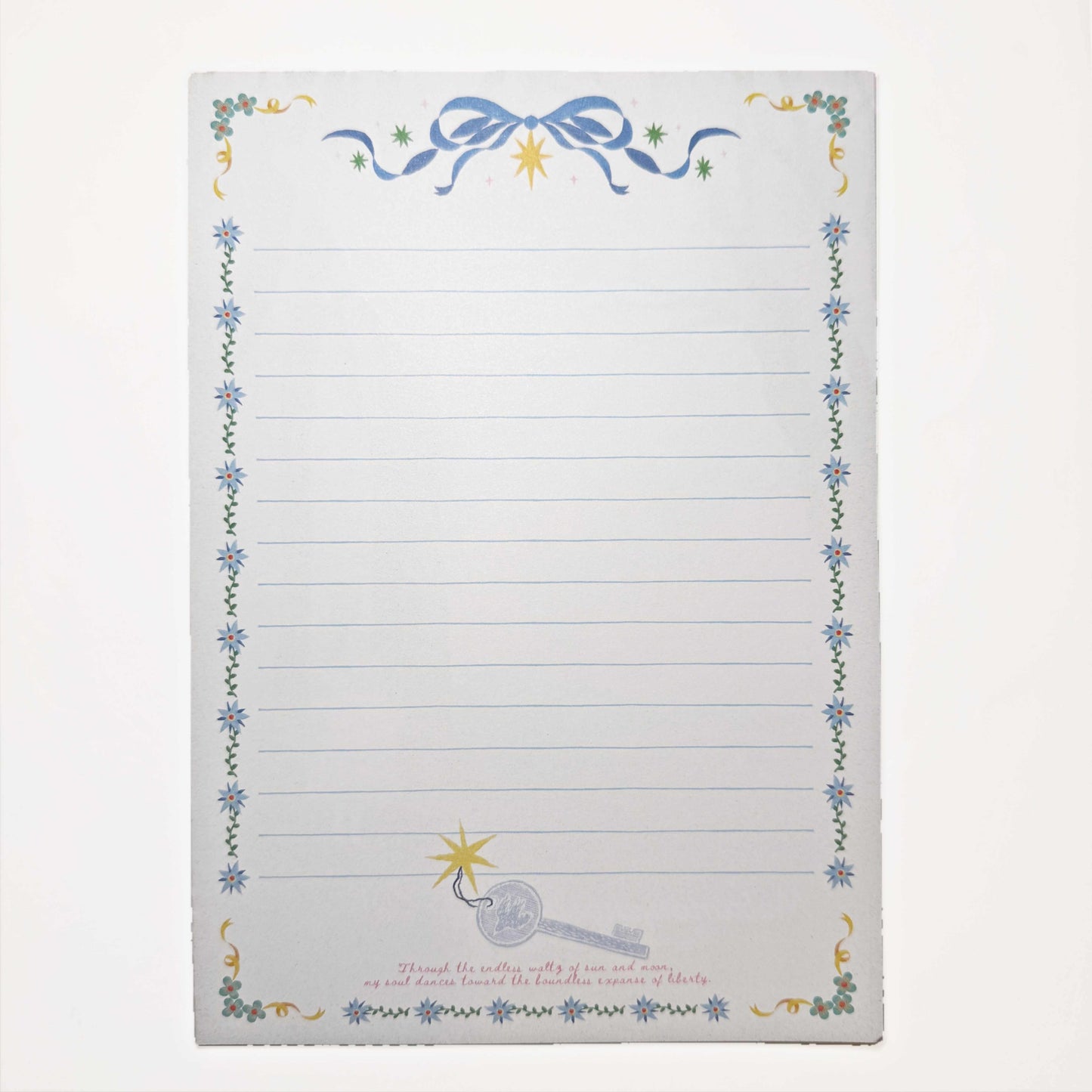 NEW LIFE Illustrated Writting Letter Papers - 5 PCS