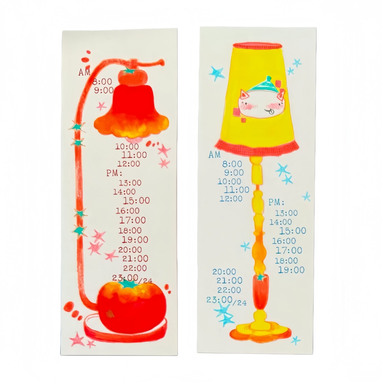 Lamps of Timeline 40PCS Memo Pads Set - 40 PCS