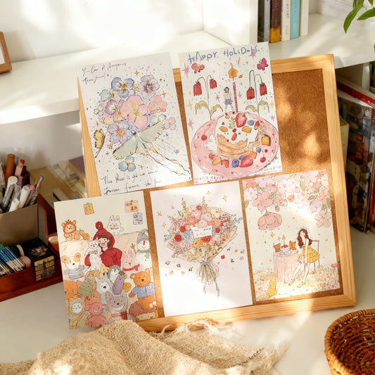 Romantic & Free June - 20PCS Premium Memo Pad Planner/Journals Refill Set - 20PCS