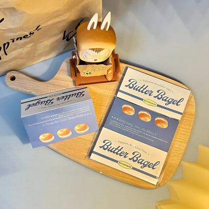 Bagel Baking Gourmet Aesthetic Header Cards - 5 PCS