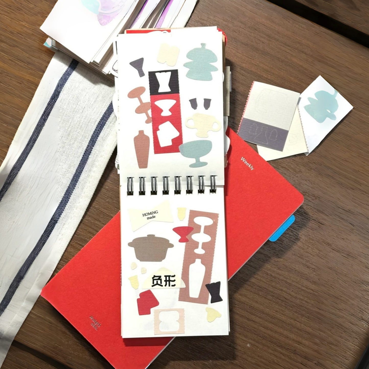 Negative Space - 100% Utility Stickers - 1 SHEET