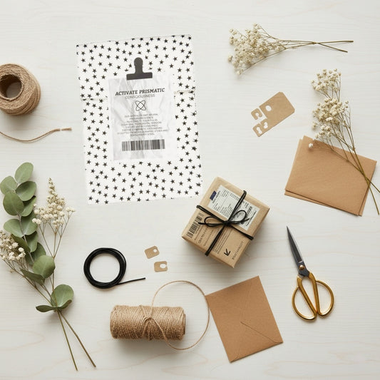 Recirculation 24Pcs Minimalist Clean Fit Aesthetic Die-Cut Stickers Set Ephemera Pack - 24 PCS