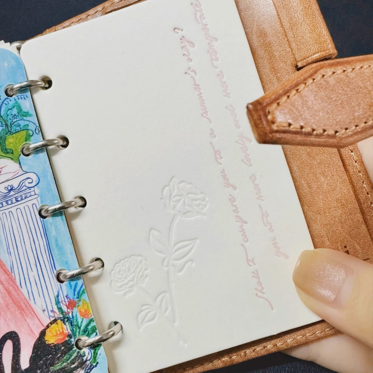 Romance - Vintage Art M5 Planner Dividers - 1 PC