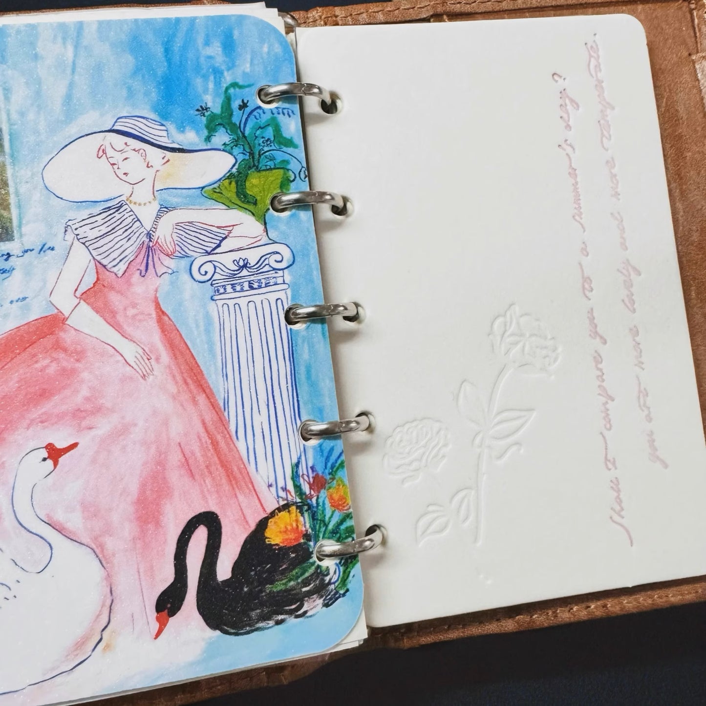 Romance - Vintage Art M5 Planner Dividers - 1 PC