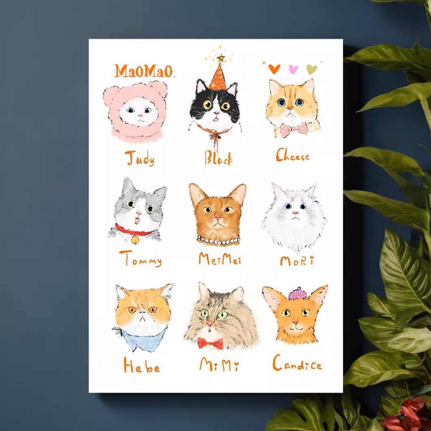 Romantic & Free June <MaoMao> - Original Washi Sticker Sheet - 1 SHEET