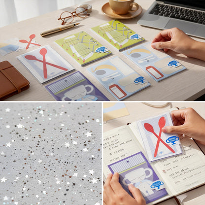 Gadgets For Writing - M5 Planner/Journaling Mixed Specialty Paper Pack (4 Textures) - 12 PCS