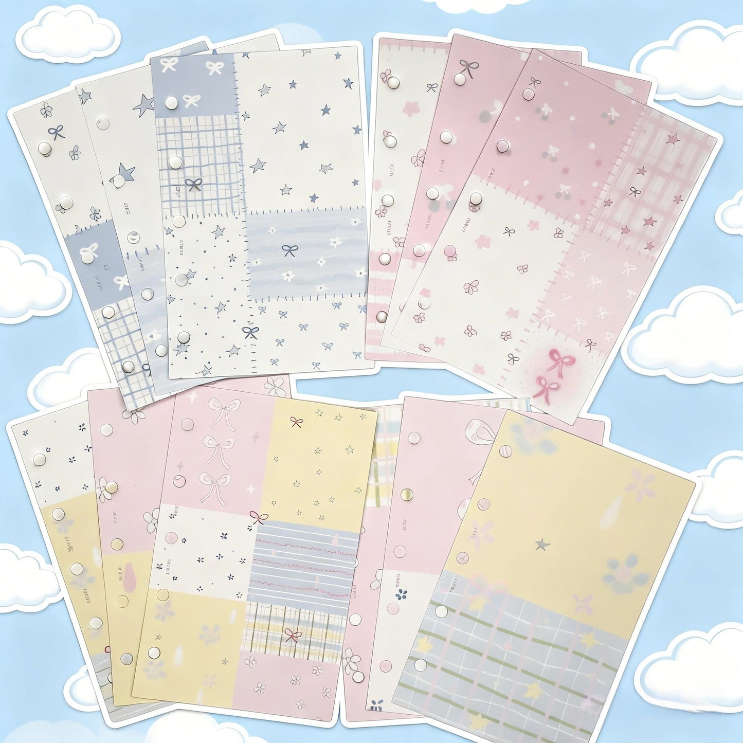 Salt-Style 52PCS M5 Planner/Journals Refill Set - 52 PCS