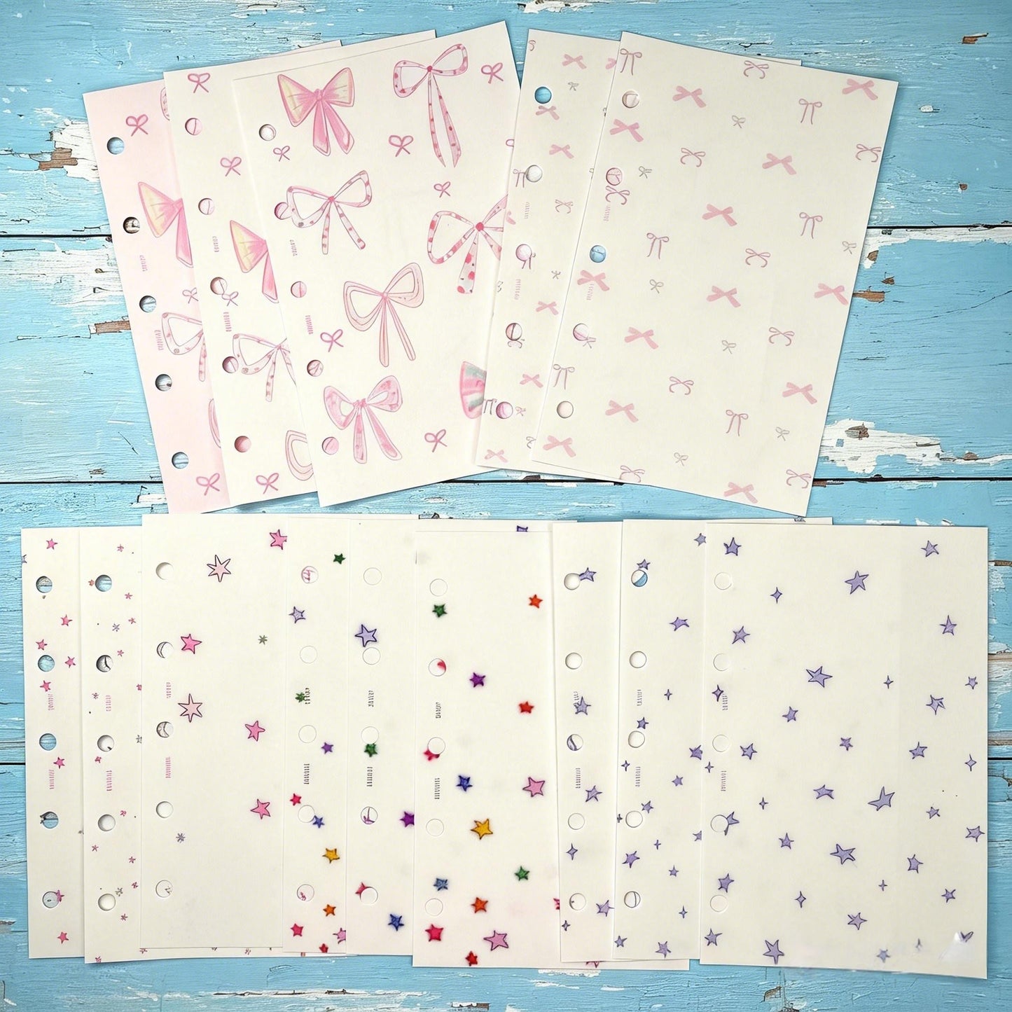 Salt-Style 52PCS M5 Planner/Journals Refill Set - 52 PCS