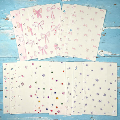 Salt-Style 52PCS M5 Planner/Journals Refill Set - 52 PCS