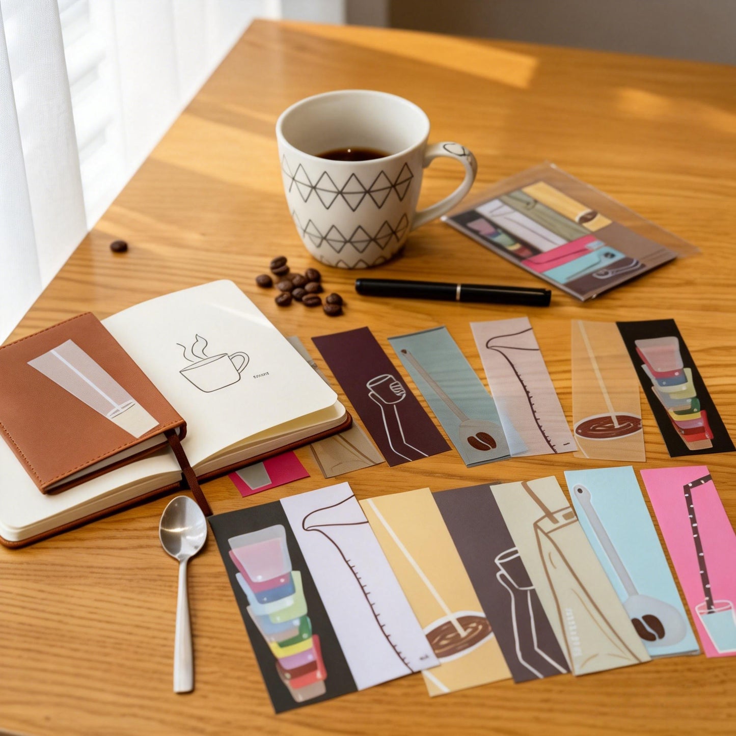 Perspectives of Coffee - 28PCS Multi-Material Journaling Ephemera Pack - 28 PCS