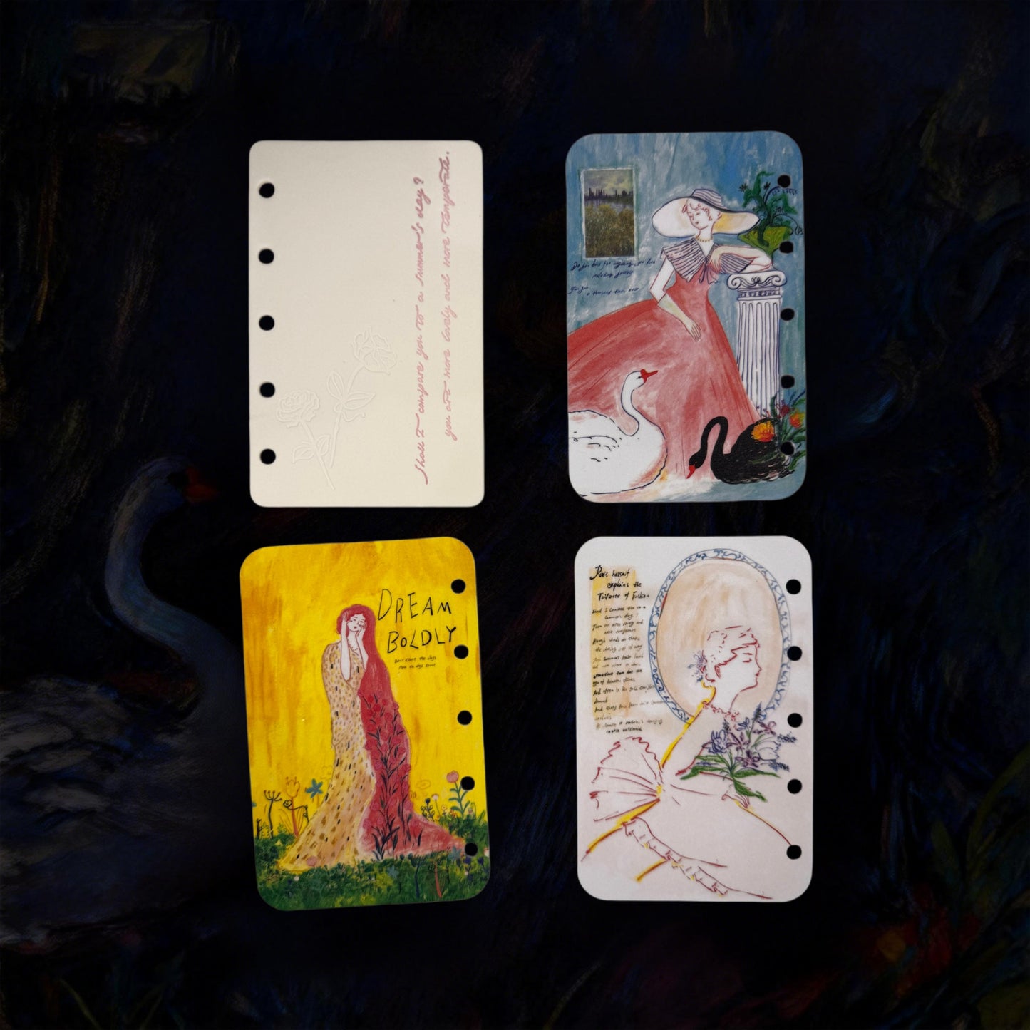 Romance - Vintage Art M5 Planner Dividers - 1 PC